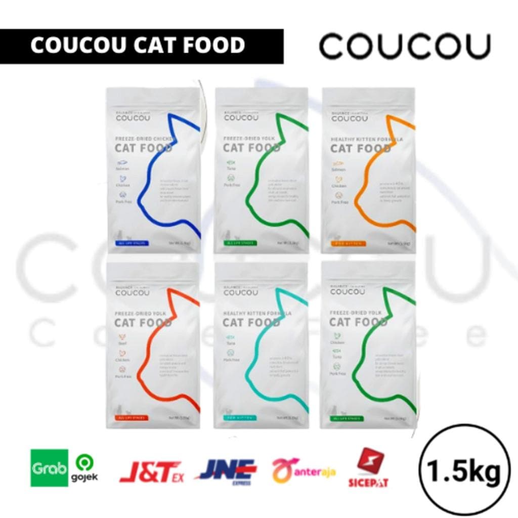 Coucou Balance Series Freeze Dried Premium Cat Food All Life Stages — gambar 1