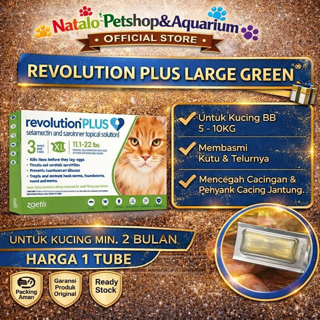 Revolution Plus Green Cat — gambar 1