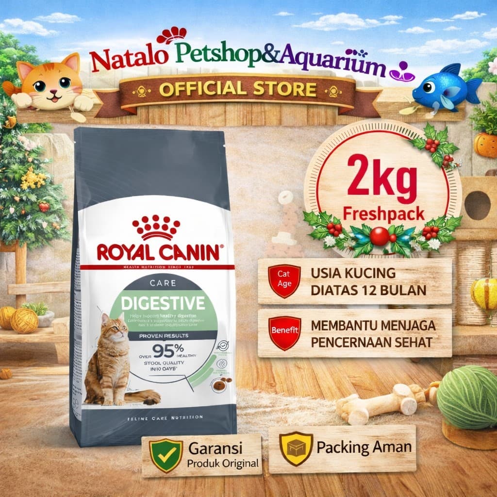 Royal Canin Digestive Care Dry Cat Food 2kg — gambar 1