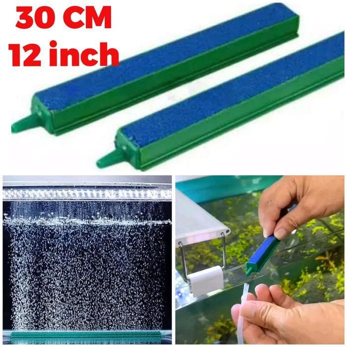 Batu Aerasi Aerator Angin Kolam Aquarium 12inch Gelembung - gambar 1