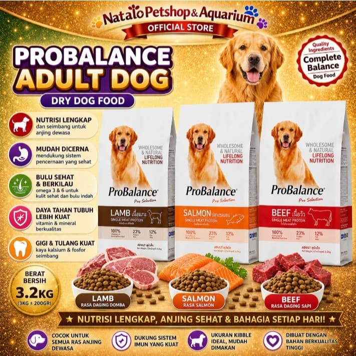 ProBalance Pro Balance 3kg 3.2kg Pro Selection Single Meat Protein — gambar 1