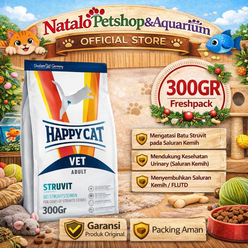 Happy Cat Vet Struvit 300g Urinary S/o — gambar 1