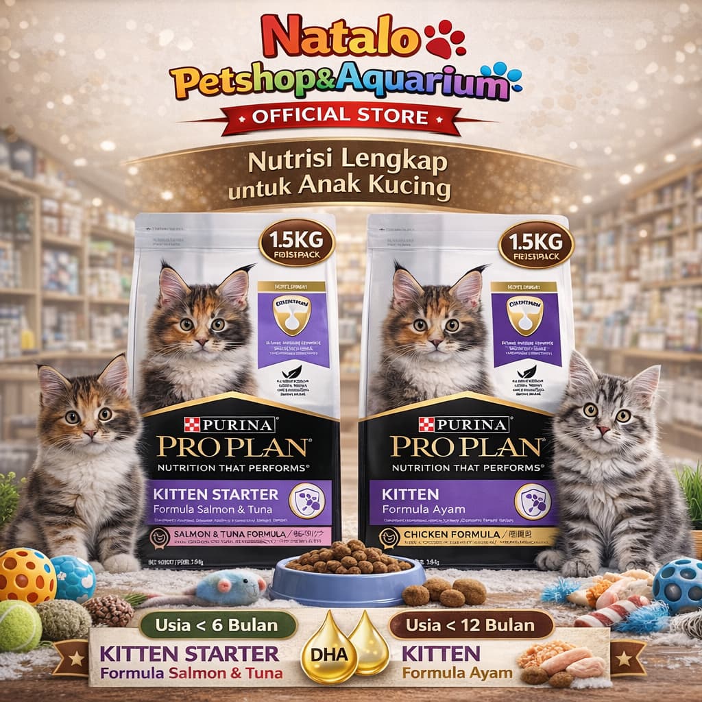 Pro Plan ProPlan Kitten Starter/Kitten Chicken 1.5kg — gambar 1