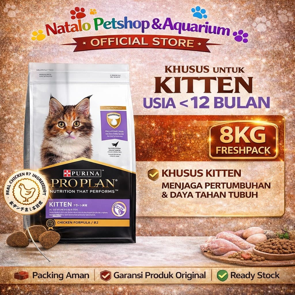 Pro Plan Kitten 8kg Chicken/Proplan — gambar 1