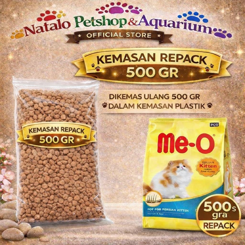 Me-O Kitten Persian 500g Repack — gambar 1