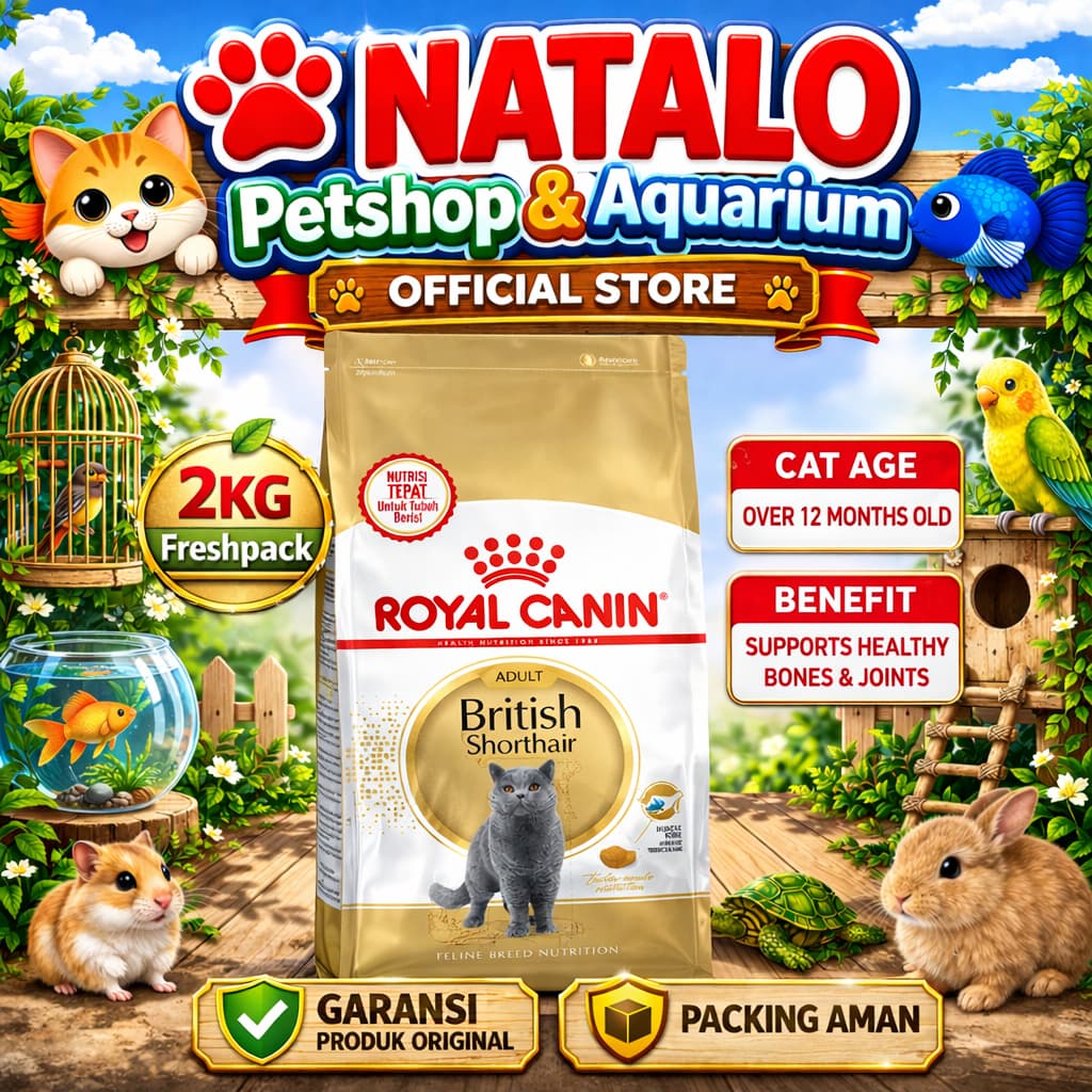 Royal Canin Adult British Shorthair 2kg Cat Food — gambar 1