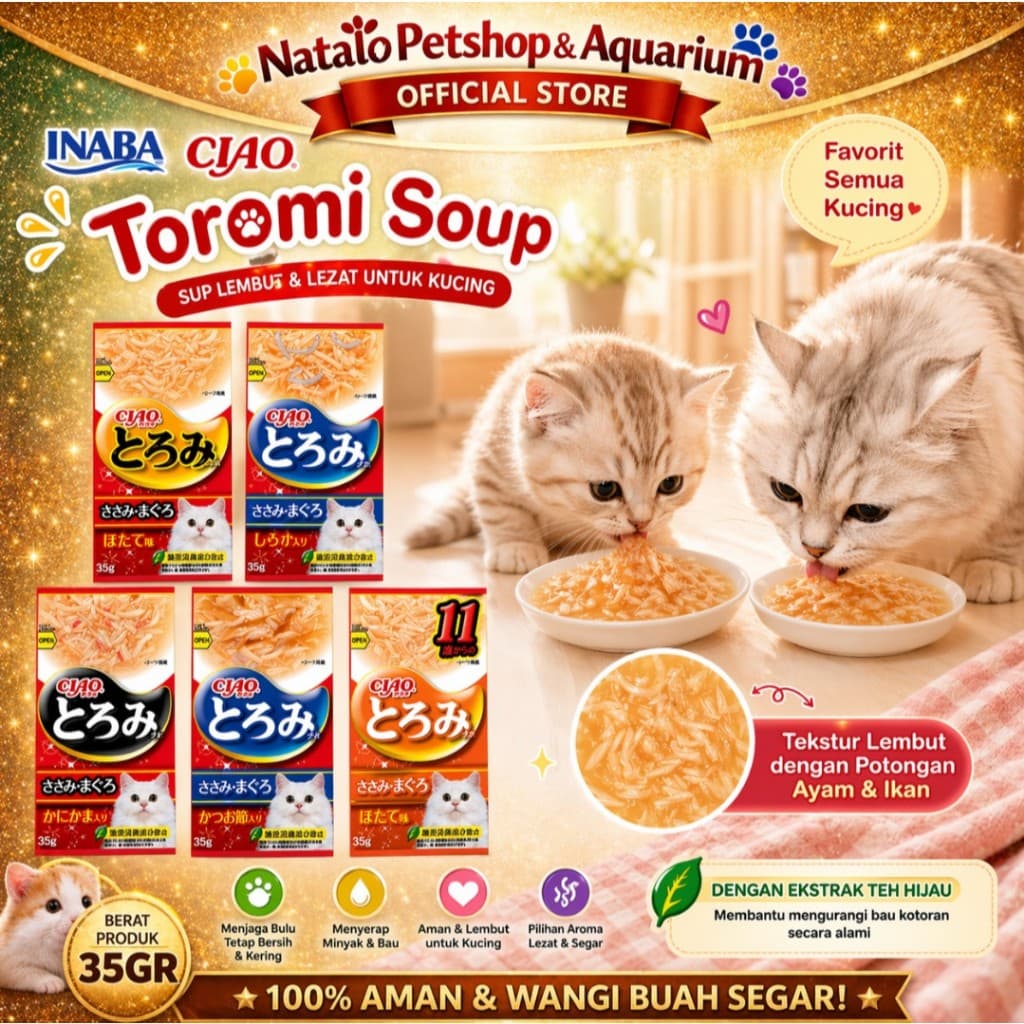 Ciao Toromi Cat Soup 35g — gambar 1