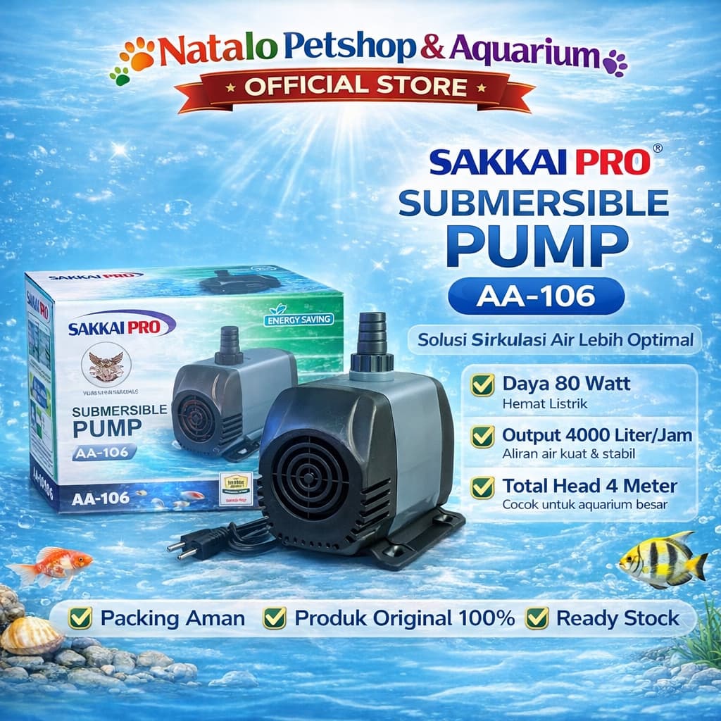 Sakkai Pro AA 106 Submersible Pump — gambar 1