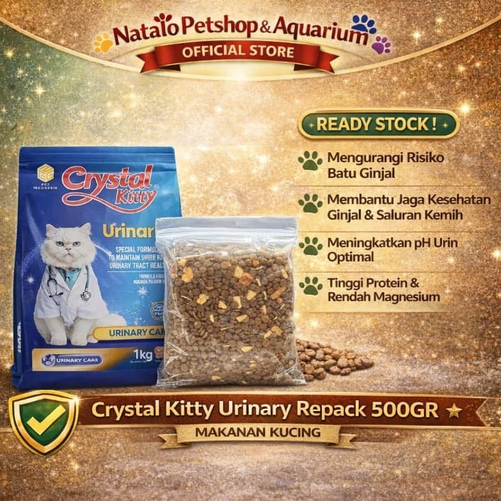 Crystal Kitty Urinary 500g Repack — gambar 1