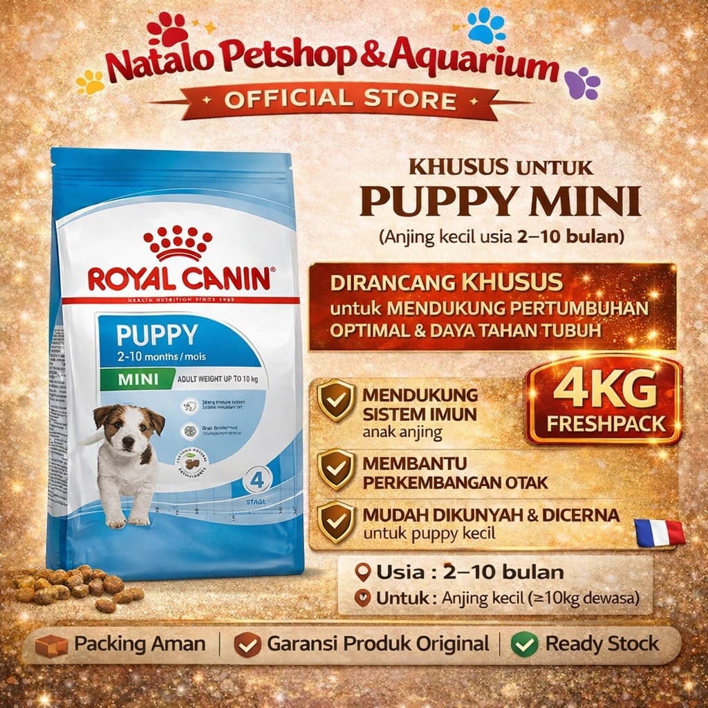 Royal Canin Mini Puppy Dog Food 4kg — gambar 1