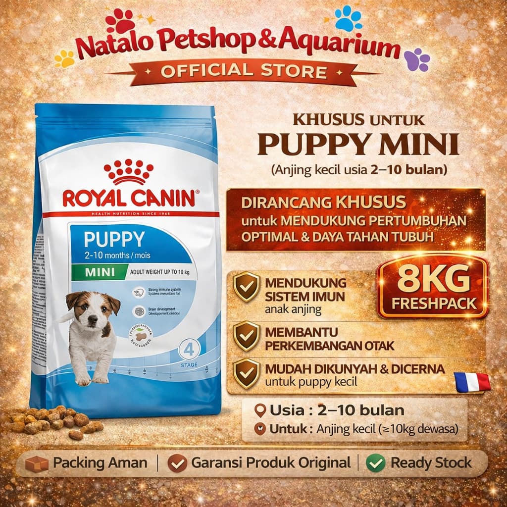 Royal Canin Mini Puppy 8kg Dry Dog Food — gambar 1