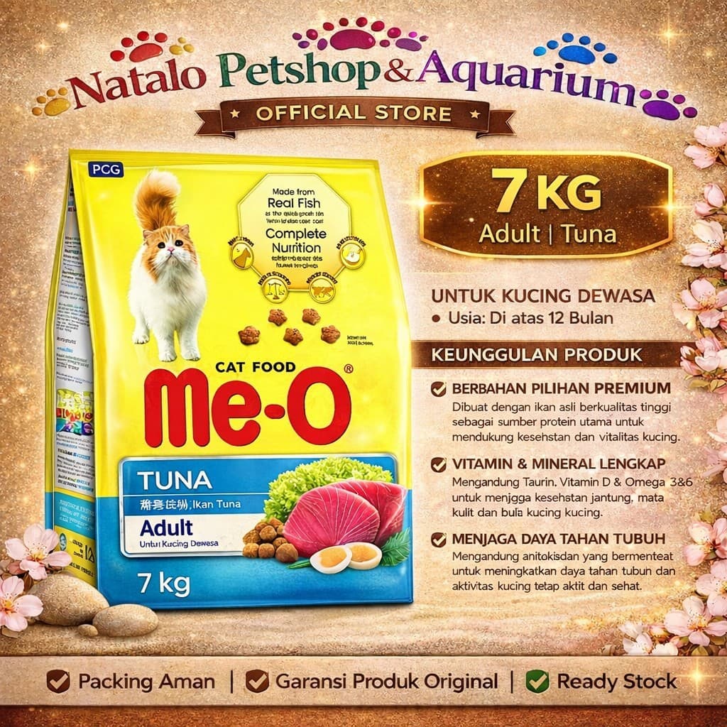 Me-O Adult Cat Food Tuna 7kg — gambar 1