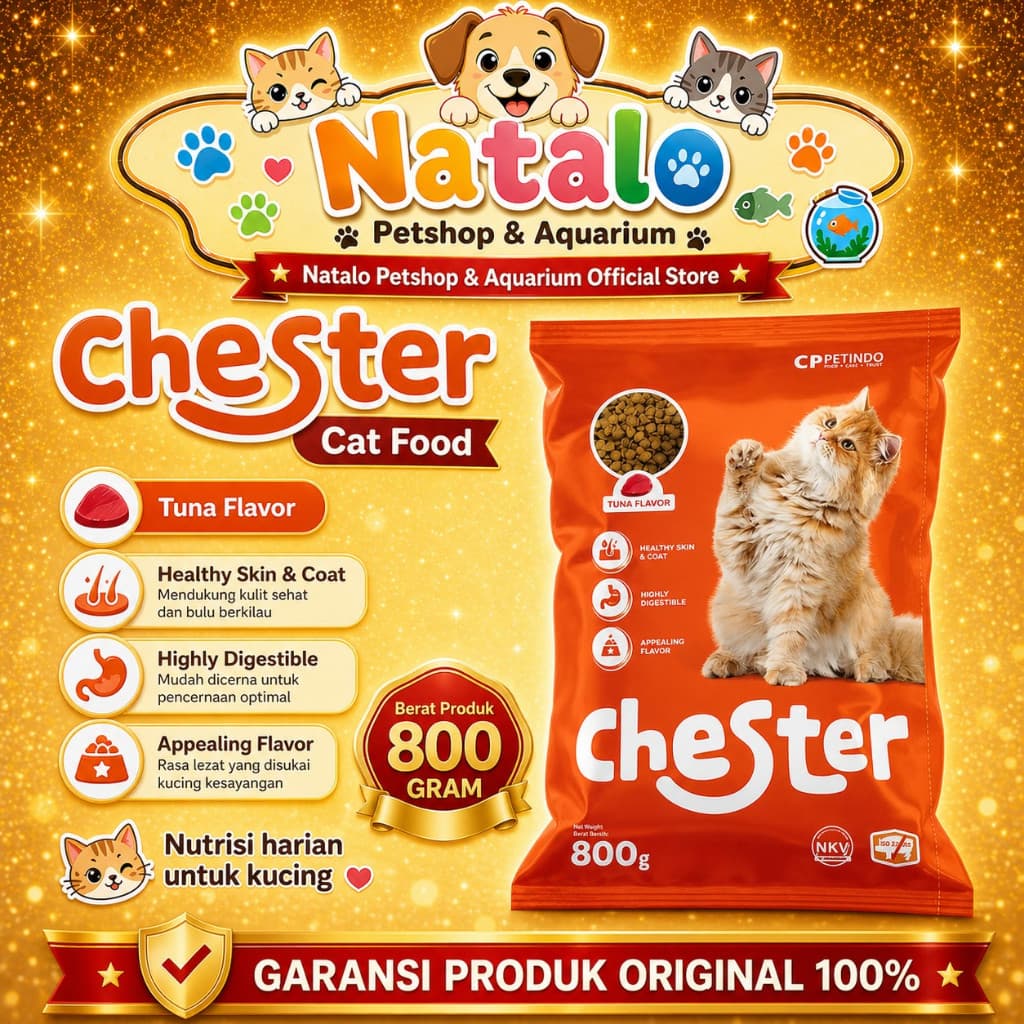 Chester 800g Cat Food — gambar 1