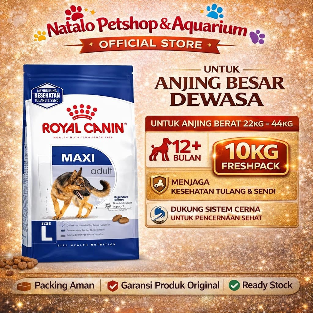 Royal Canin Maxi Adult 10kg Makanan Anjing Besar Dewasa Dry Large Dog — gambar 1