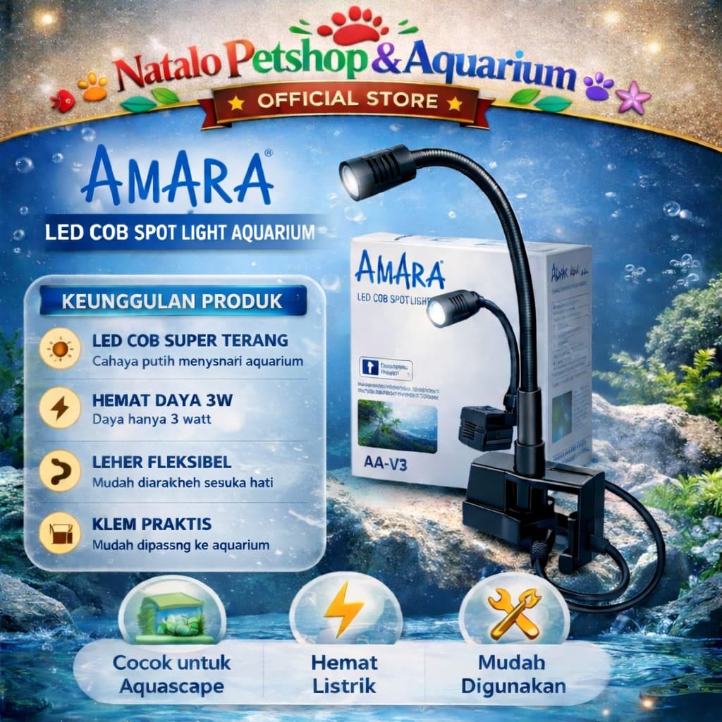 Amara LED COB Spotlight AA-V3 — gambar 1