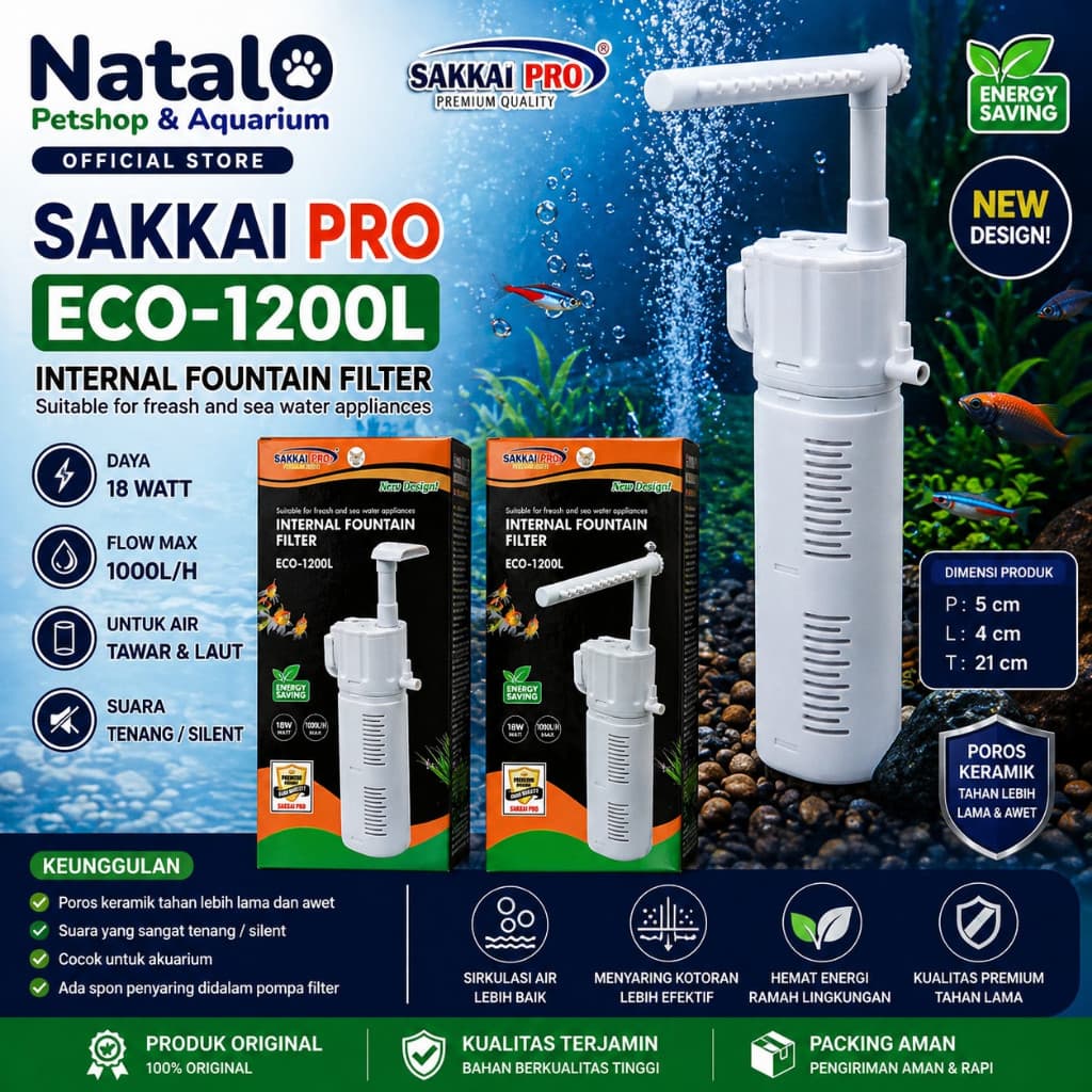 Sakkai Pro Eco 1200l Eco-1200l — gambar 1