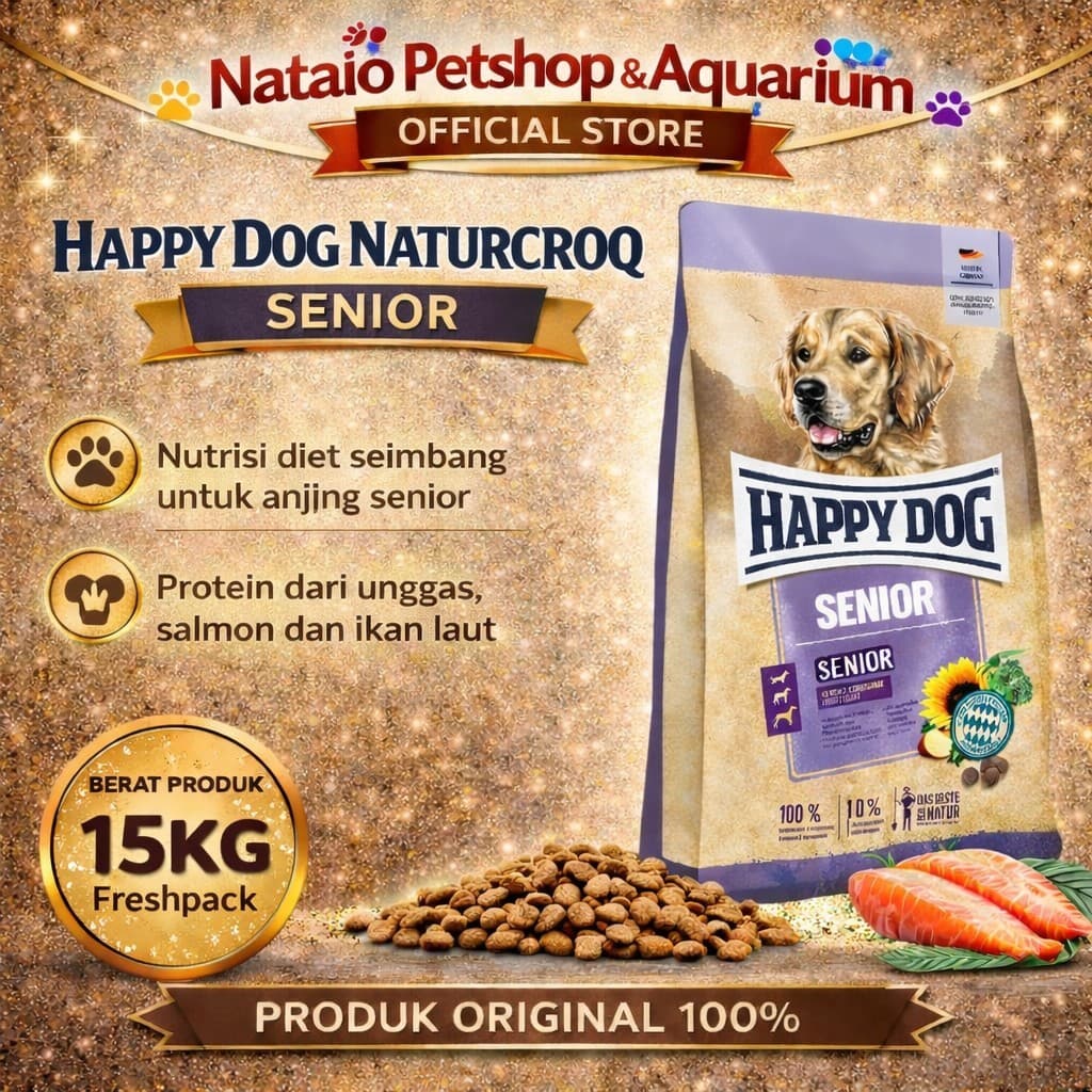 Happy Dog NaturCroq Senior 15kg — gambar 1