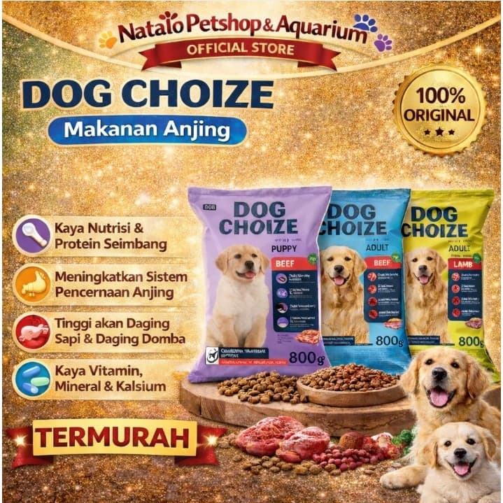 Dog Choize 800g Adult/Puppy Beef Lamb — gambar 1