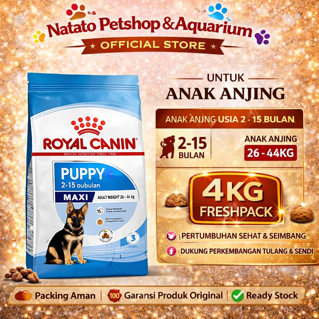Royal Canin Maxi Puppy Dog Food 4kg — gambar 1
