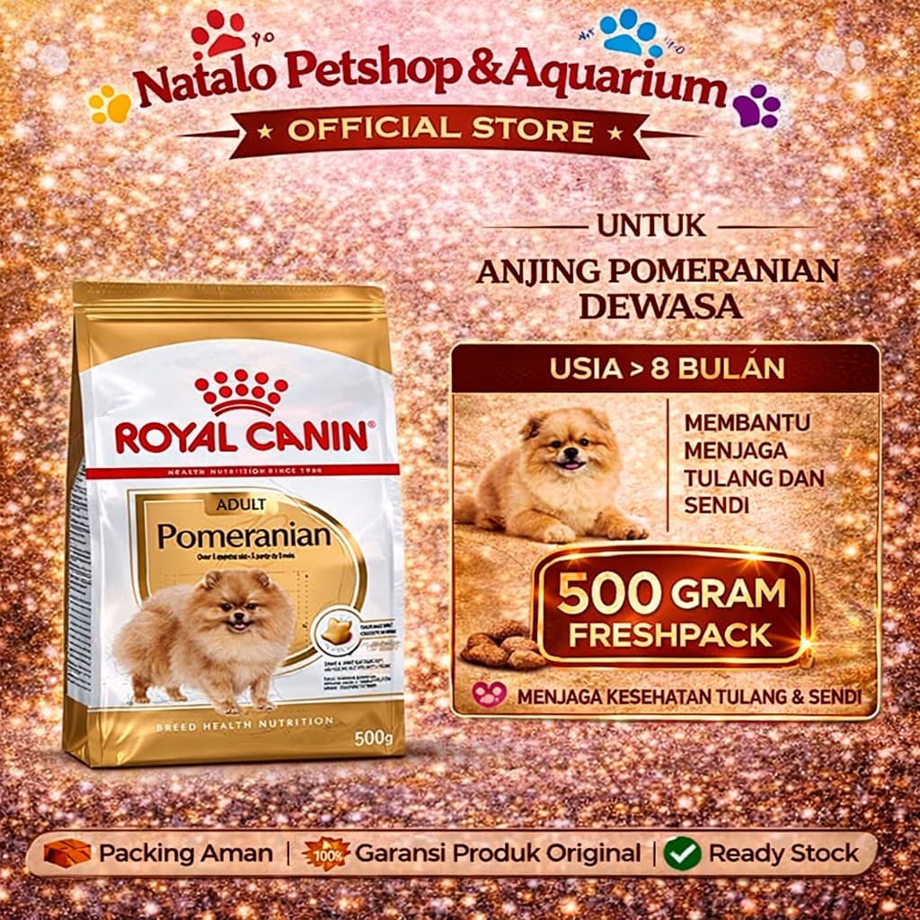 Royal Canin Pomeranian Adult 500g Makanan Anjing Pomerian Dewasa — gambar 1
