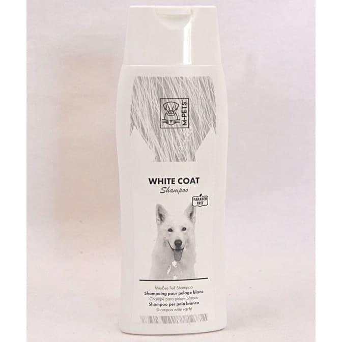 M-Pets Shampoo White Coat 250ML Sampo Hewan Anjing Bulu Putih Fur - gambar 1
