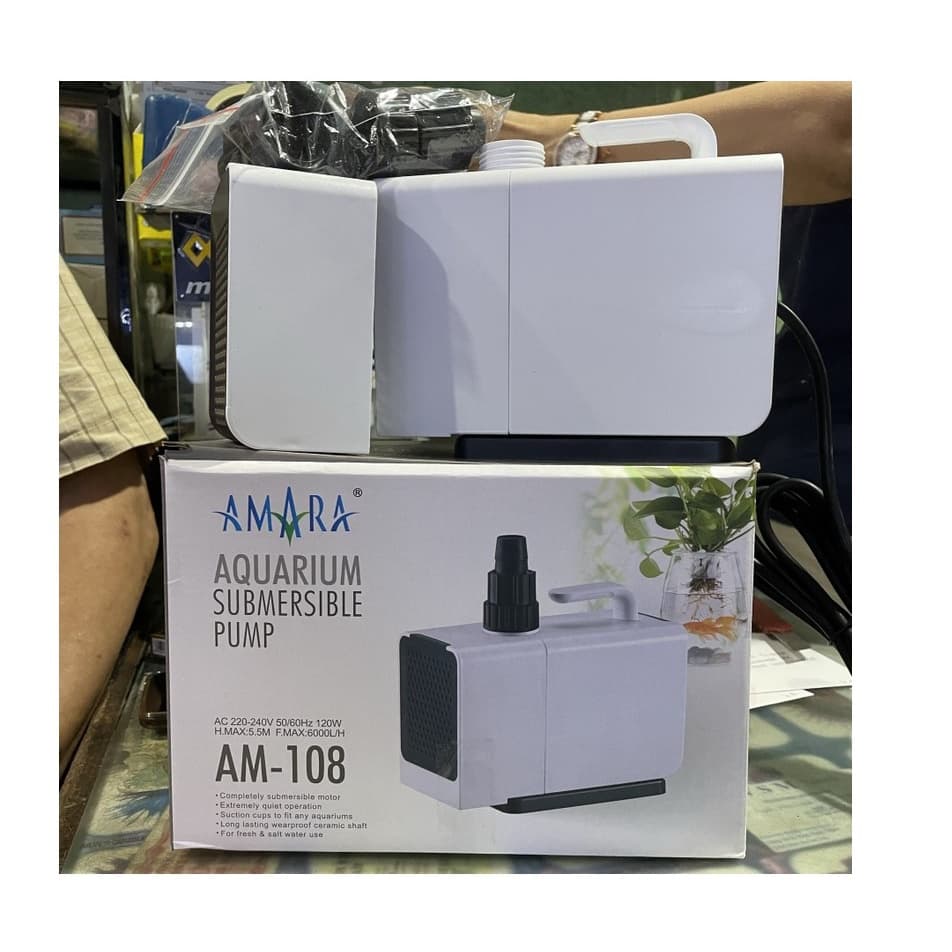 Amara AM 108 Aquarium Submersible Pump — gambar 1