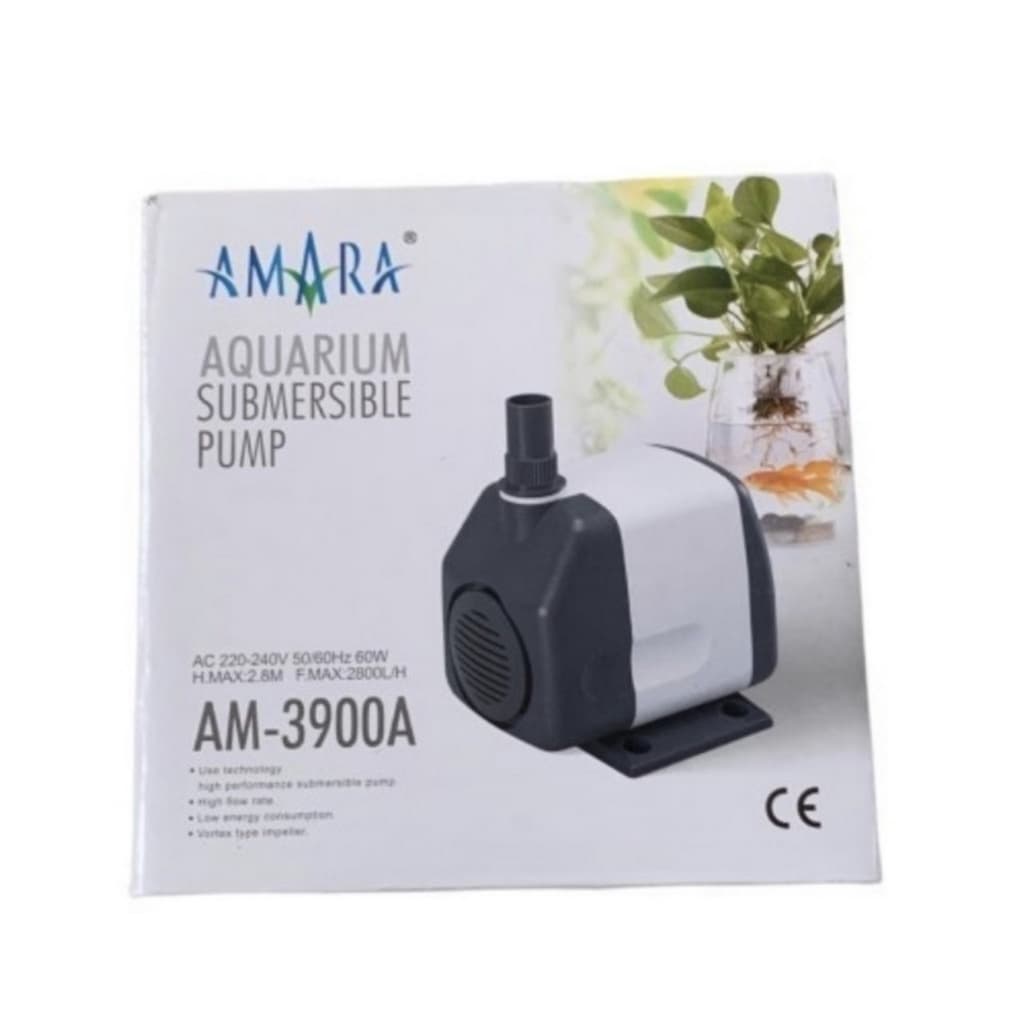 AMARA AM 3900A Pompa Celup Aquarium Kolam Submersible Pump - gambar 1
