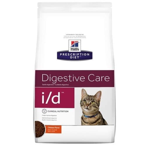 Hill's Digestive Care i/d 1.81kg Feline Dry Cat Food Makanan Kucing — gambar 1