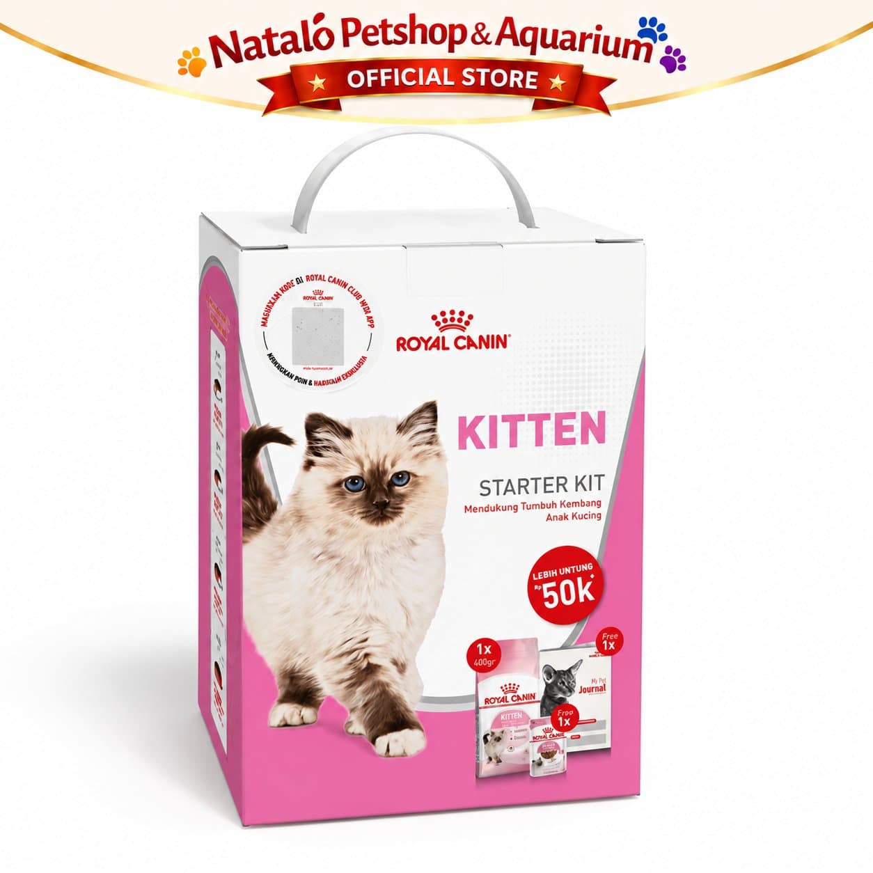 Royal Canin Kitten Starter Kit - Makanan Anak Kucing Paket Komplit 50% Lebih Murah - gambar 6