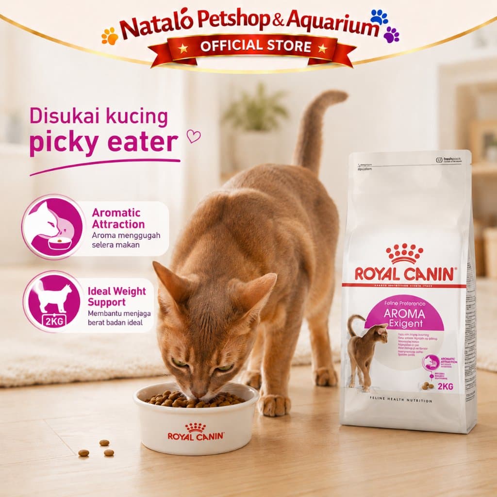 Royal Canin Aroma Exigent 2KG - Makanan Kucing Dewasa Aromatic untuk Pemilih / Picky Eater 2 KG - gambar 5