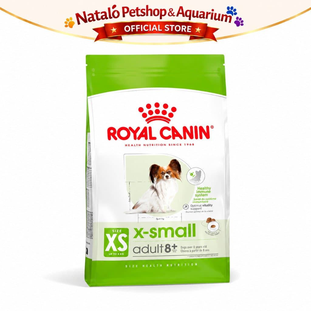 Royal Canin X-Small Adult 8+ Senior Dog Food 1.5KG - Makanan Anjing Tua Ras Mini XS 1.5 KG - gambar 6