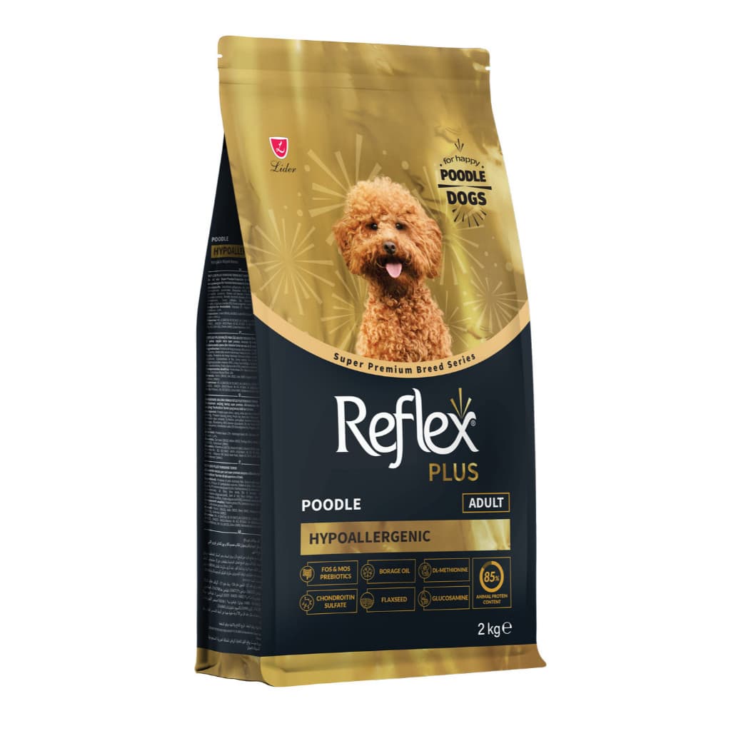 Reflex Plus Adult Poodle Hypoallergenic - Makanan Anjing Super Premium Breed Series 2KG - gambar 1