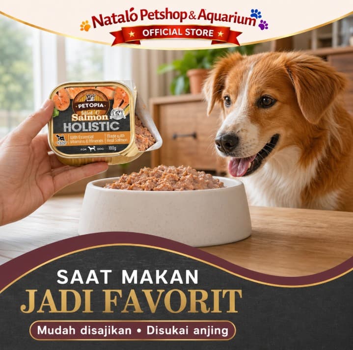 Petopia Holistic Tray 100Gr per DUS isi 24 PCS - Makanan Basah Anjing - Wet Dog Food Premium - gambar 6