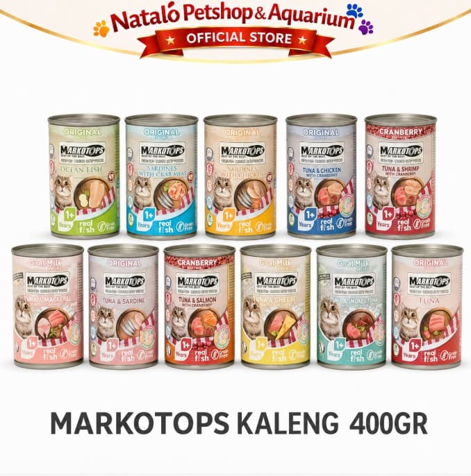 Markotops 400Gr Cat Food All Stages / Segala Umur / Makanan Kaleng Basah Kucing - gambar 8