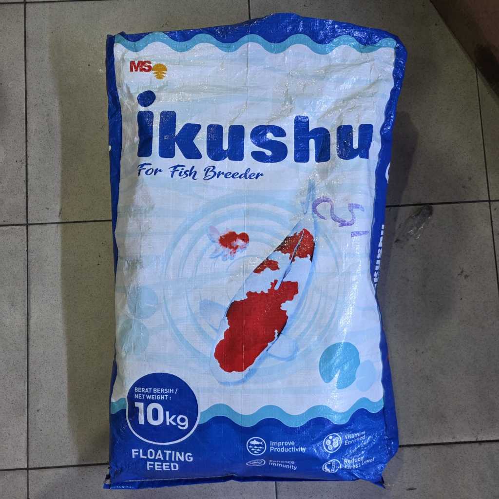 Ikushu Breeder Plus Makanan Premium Ikan Hias Koi 10Kg - gambar 1