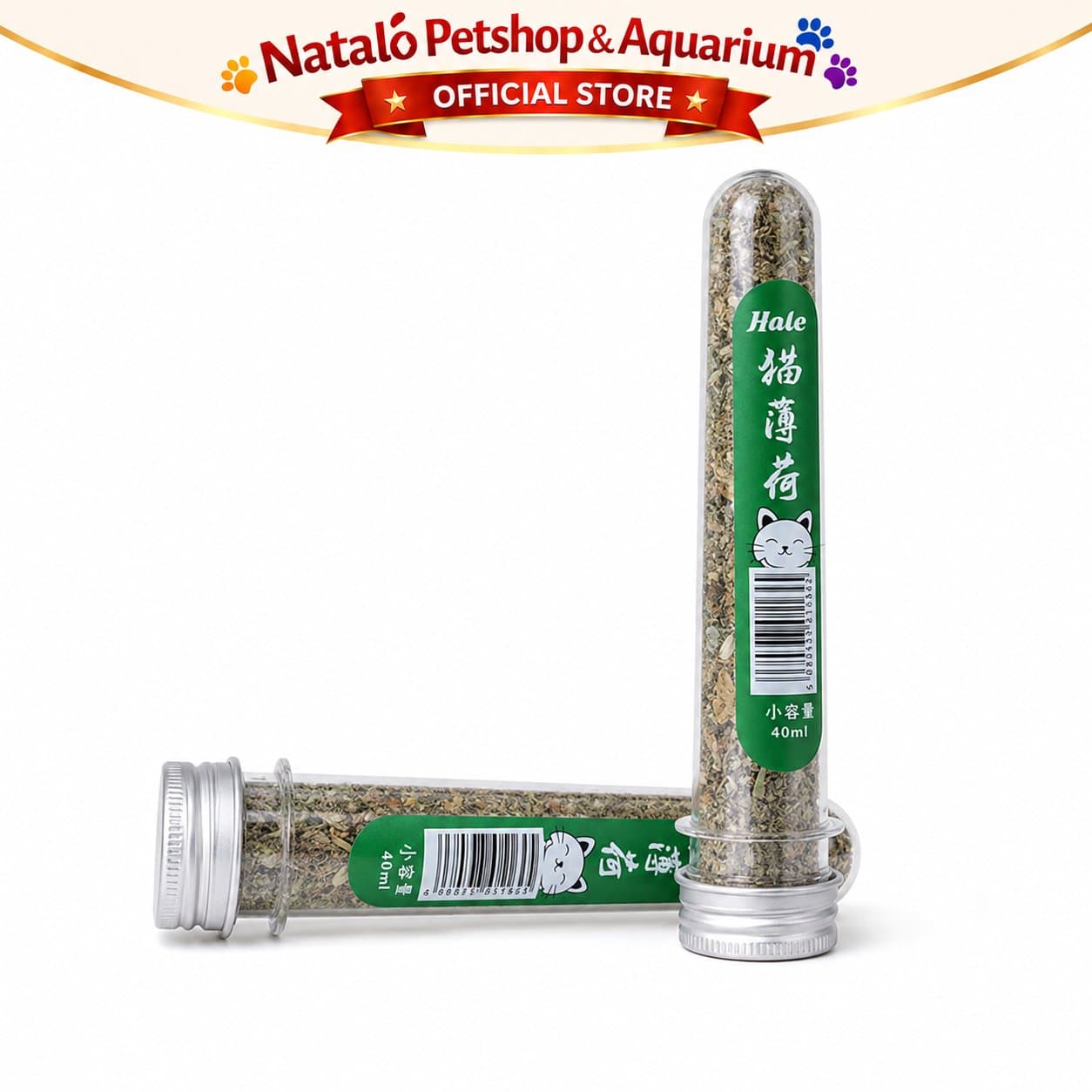Daun Catnip 40ML Kucing Cat Kitten Tube Cat Nip Penenang Anti Stress Catnip tube / tabung /Cat Nip Kucing - gambar 6
