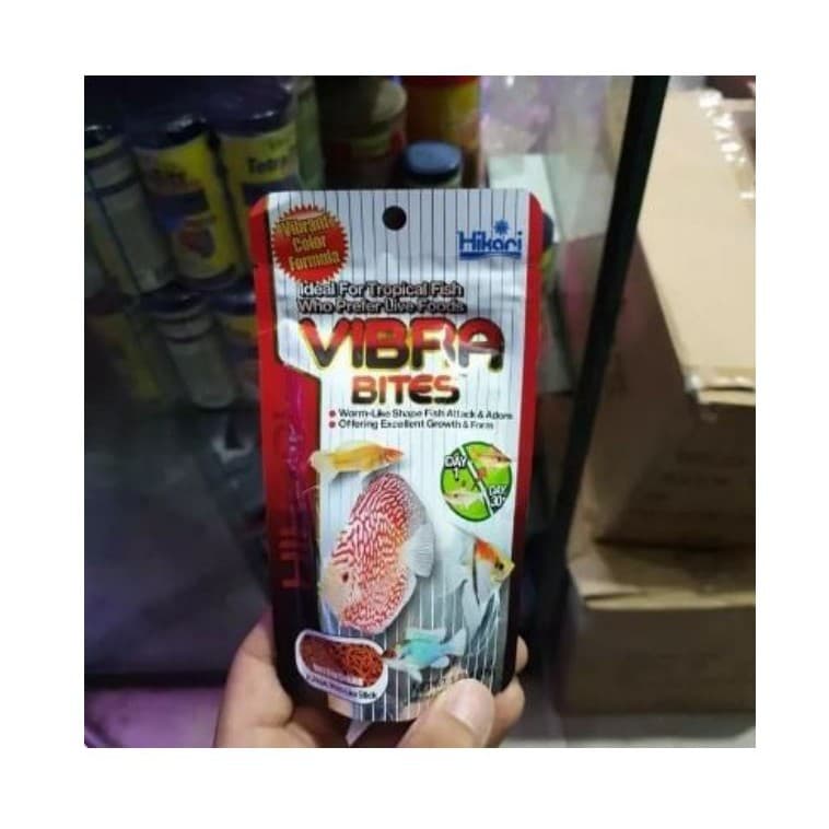 Hikari Vibra Bites Hikari 73Gr/Makanan Ikan Hias - gambar 1