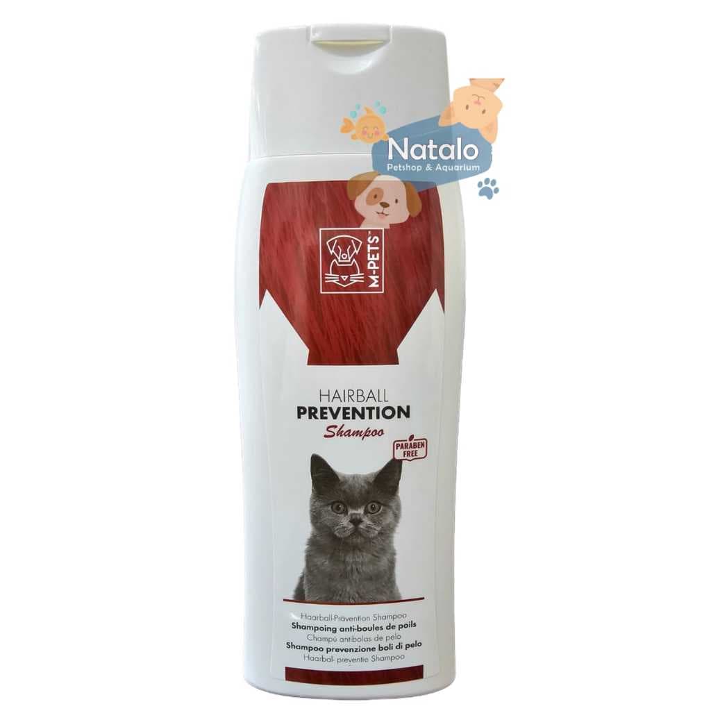 M-Pets Shampoo Cat Hairball Prevention 250ML - Sampo Kucing Rambut Bulu Panjang Anti Lebat Anti Kusut Wangi bersih - gambar 1