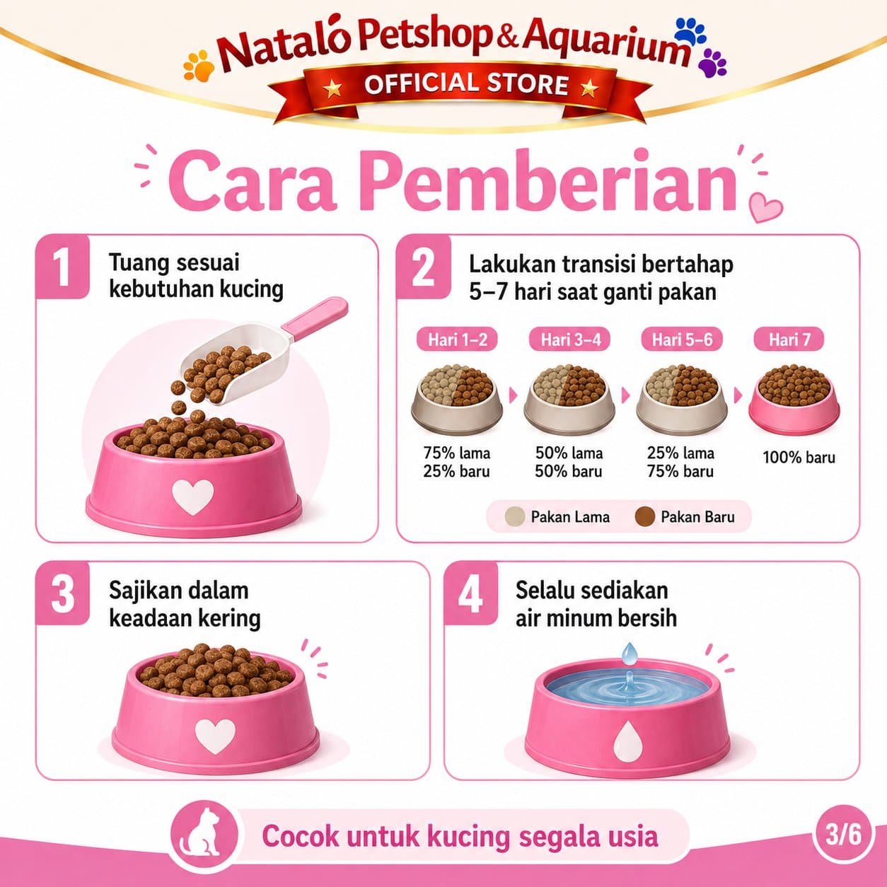 Kitchen Flavor Special Care Hair & Skin Care 1.5KG All Life Stages - Makanan Kucing Semua Umur untuk Bulu dan Kulit 1.5 KG - gambar 3