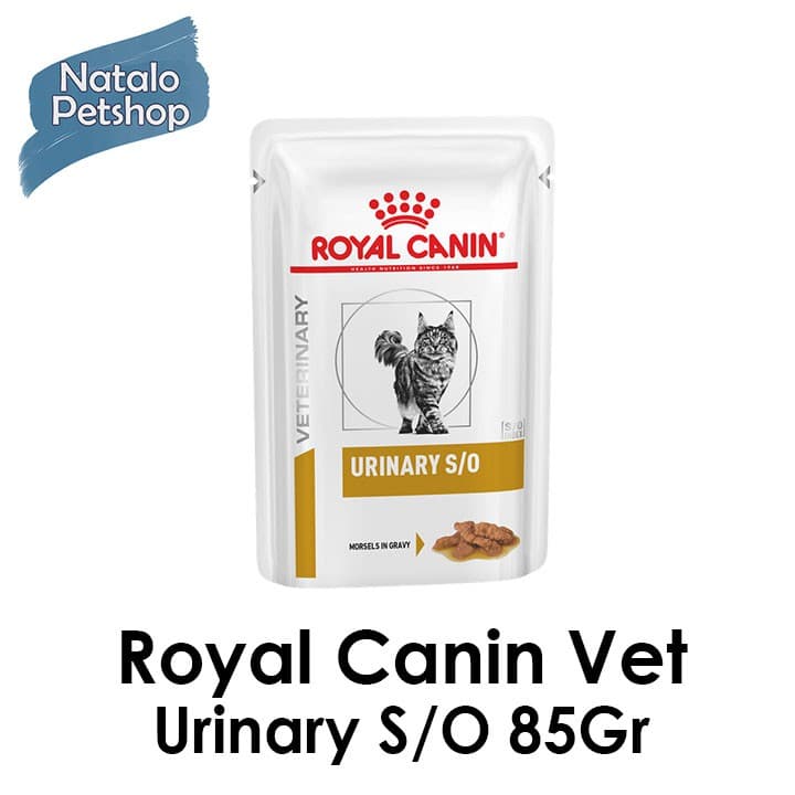Royal Canin Vet Urinary S/O 85Gr Wet Cat Food/Makanan Basah Kucing Kesehatan/Veterinary SO - gambar 1