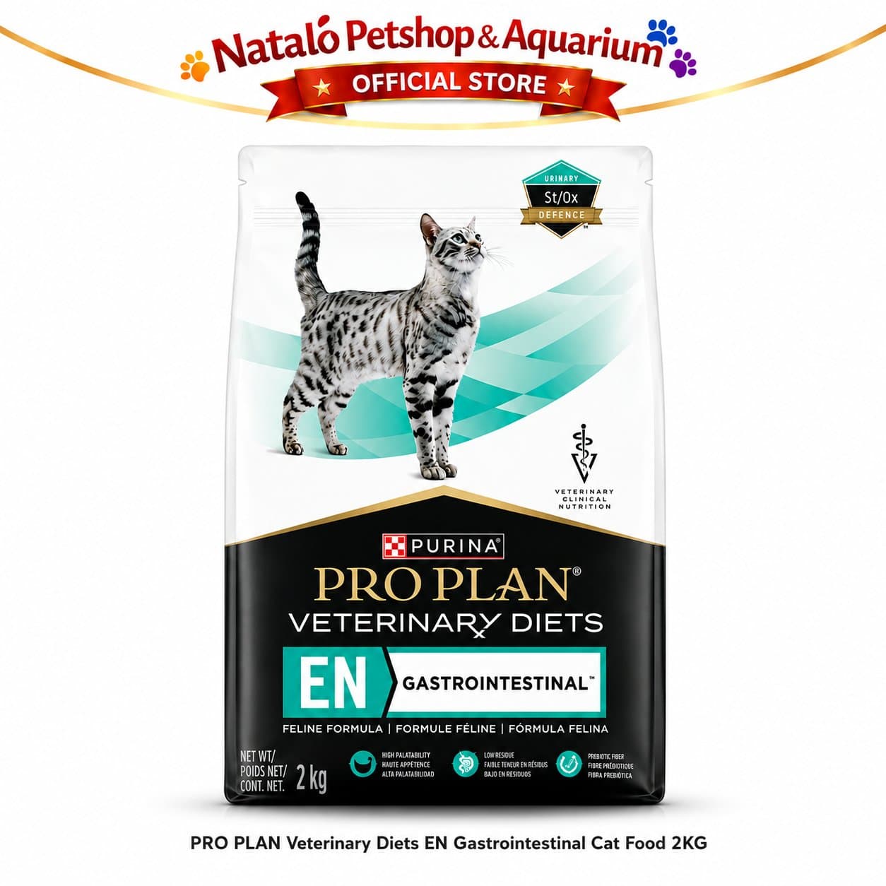 Pro Plan Gastrointestinal 2 KG - Makanan Kucing Dewasa PROPLAN untuk Pencernaan Mencret Diare Freshpack 2KG / Gastro Intestinal Cat - Veterinary Diets Dry Food - gambar 6