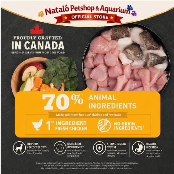 Acana Puppy Recipe 2KG Grain Free Super Premium Dry Dog Food High Protein - Makanan Anak Anjing Kering Tinggi Nutrisi dan Protein Sehat 2 KG Tumbuh Kuat Junior - gambar 2
