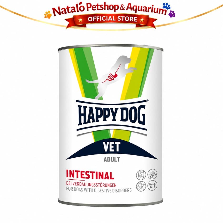 Happy Dog Intestinal Kaleng 400GR Vet Veterinary Wet Dog Food Makanan Basah Anjing Khusus Diare Canned 400 GR masalah pencernaan royal gastro - gambar 5
