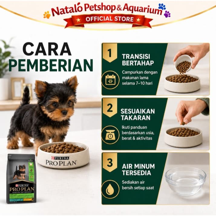 PRO PLAN Puppy Small & Toy Chicken 2.5KG Small Breed Dog Food - Makanan Anak Anjing Ras Kecil PROPLAN 2.5KG - gambar 3