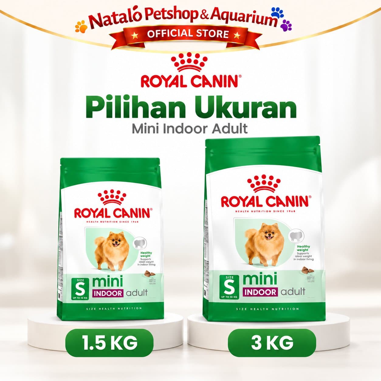 Royal Canin Mini Indoor Adult 3KG Small Breed Dry Dog Food - Makanan Anjing Dewasa Kecil Rumahan Membantu Mengurangi Bau Feses 3 KG - gambar 6