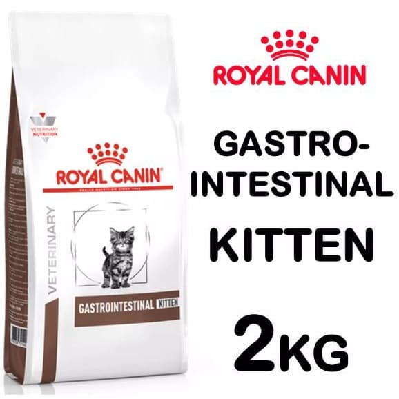 Royal Canin Gastro Intestinal Kitten 2KG  Makanan Anak Kucing Pencernaan Pakan pelet - gambar 1