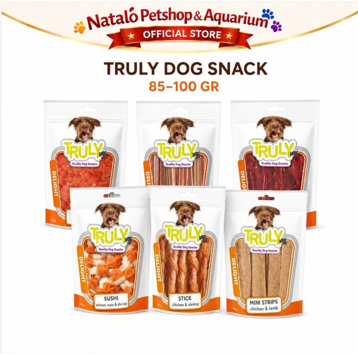 Truly Dog Treats 85gr / 90gr / 100gr - Snack Cemilan Anjing All Life Stages Segala Usia Ras Jajan Jajanan Treat Stick - gambar 7
