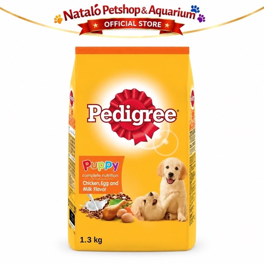 PEDIGREE PUPPY 1.3KG Chicken Egg & Milk Dry Dog Food / Makanan anak anjing - gambar 6