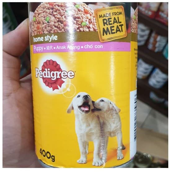 Pedigree KALENG Puppy 400GR Makanan Basah Anjing Wet Dog Food - gambar 1