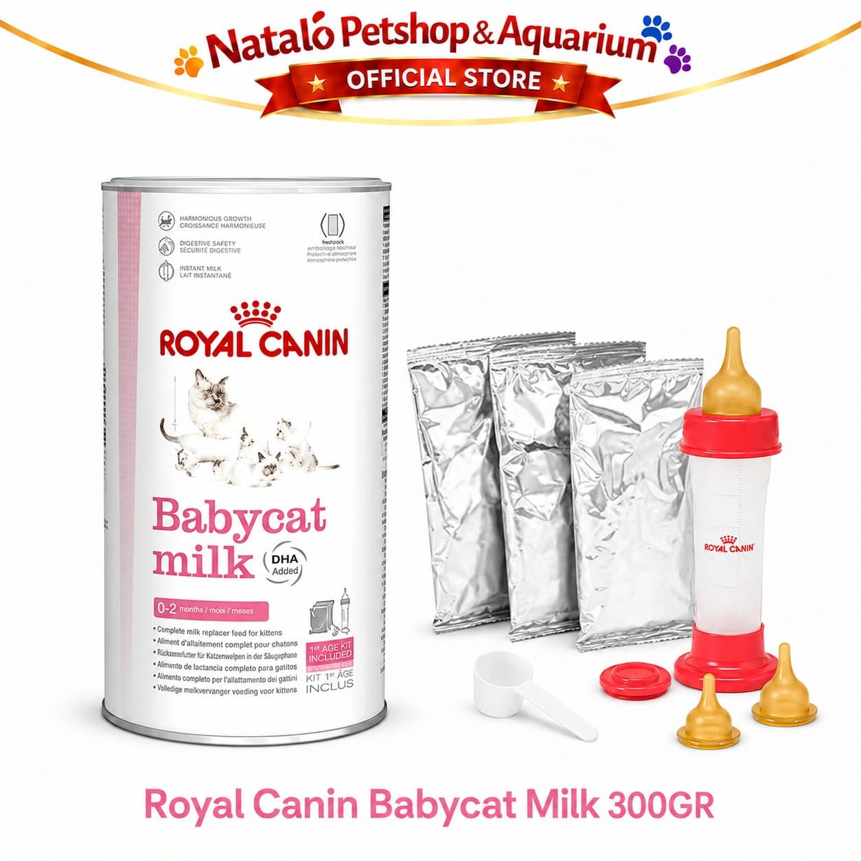 Royal Canin Babycat Milk 300GR Include Dot Susu - Susu Anak dan Ibu Kucing Menyusui - Baby Cat 300 GR - gambar 7